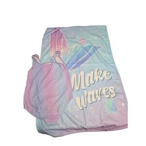BMagical Mermaid One Piece Swimsuit Beach Towel Set  Girls Sz 12